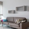 Set van 2 rechthoekige wandplank kubussen modern design Bislungo 