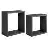 Set van 2 kubuswandplanken hangend ontwerp Q-Bis Maxi Aanbieding