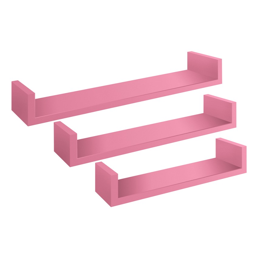 Set van 3 wandplanken moderne design Calamita Set van 3 wandplanken moderne design Calamita