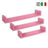 Set van 3 wandplanken moderne design Calamita 