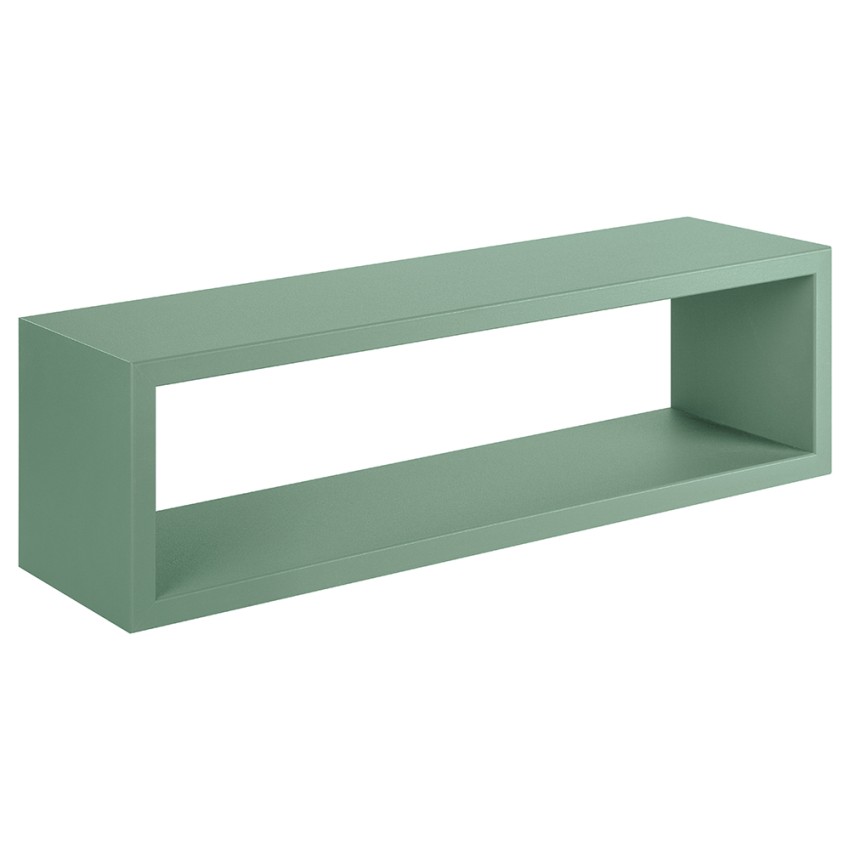 Moderne rechthoekige wandplank kubus design plank Regolo 