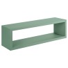 Moderne rechthoekige wandplank kubus design plank Regolo 