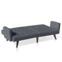 Canapé convertible 3 places Clic Clac en tissu Eliodoro 