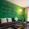 Set van 3 moderne wandplanken voor de woonkamer, model Barchetta Kortingen