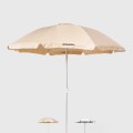 Winddichte strandparasol 220 cm van katoen Bagnino Light Aanbieding