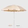 Winddichte strandparasol 220 cm van katoen Bagnino Light Aanbieding