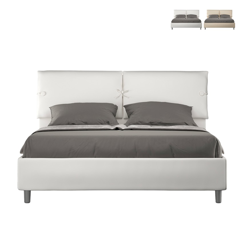 Tweepersoonsbed met opbergruimte 160x190 gestoffeerde kussens Sleeper Aanbieding Tweepersoonsbed met opbergruimte 160x190 gestoffeerde kussens Sleeper Aanbieding