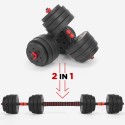 2-in-1 halterset 40 kg Ermes Voorraad