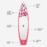 Opblaasbare Stand Up Paddle SUP board voor kinderen 260cm Origami Junior Catalogus