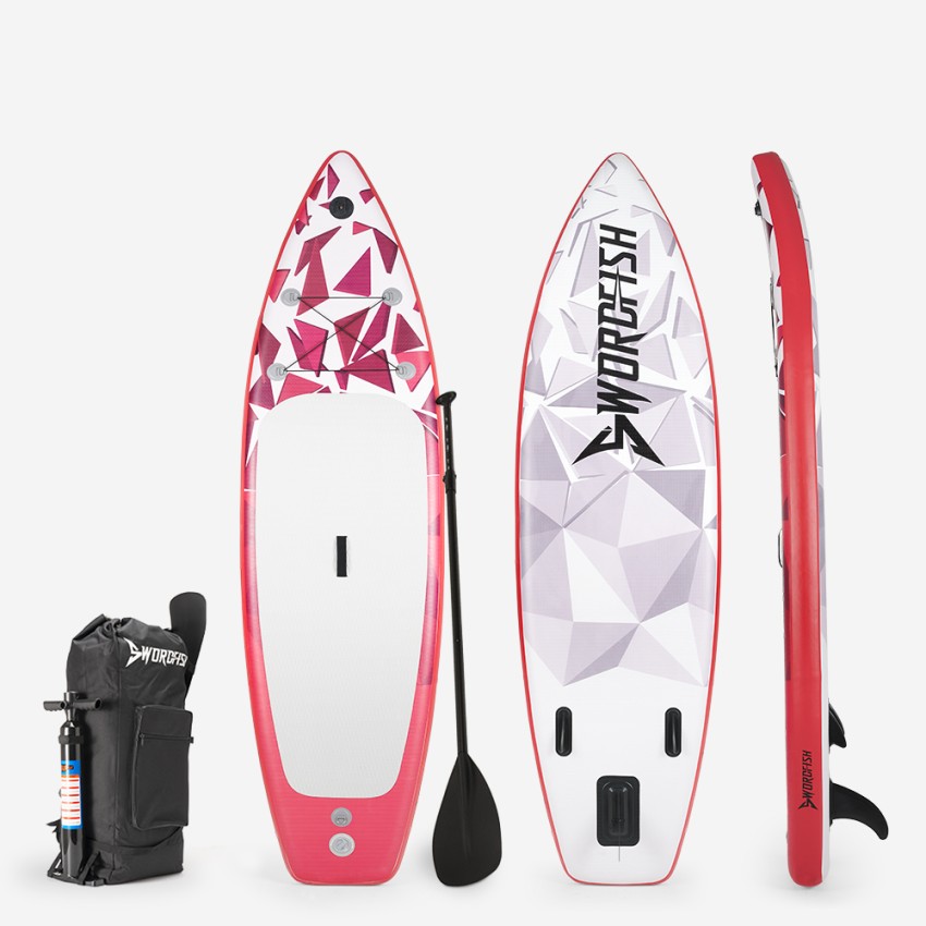 Opblaasbare Stand Up Paddle SUP board voor kinderen 260cm Origami Junior Aanbieding