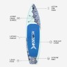 Opblaasbare Stand Up Paddle SUP board voor kinderen 260cm Mantra Junior Catalogus