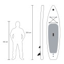 Opblaasbare Stand Up Paddle SUP board voor kinderen 260cm Mantra Junior 