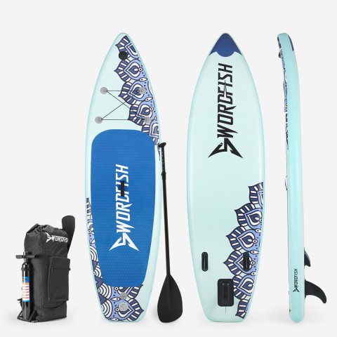 Opblaasbare SUP Stand Up Paddle Touring board voor volwassenen 10'6" 320cm Mantra Pro Aanbieding