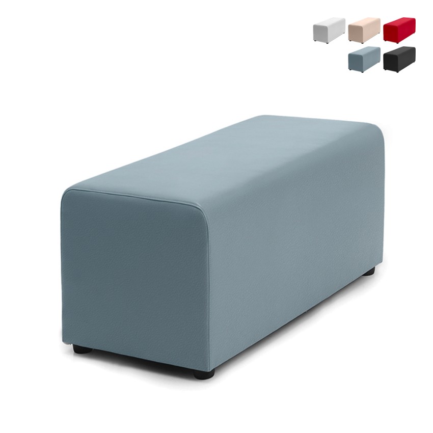 Grote rechthoekige poef voetenbank 46x115cm voor woonkamer en wachtkamer Aanbieding Grote rechthoekige poef voetenbank 46x115cm voor woonkamer en wachtkamer Aanbieding