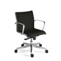 Chaise de bureau ergonomique basse avec design en similicuir Stylo LBE Offre