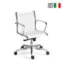 Witte ergonomische bureaustoel met laag ademend materiaal Stylo LWT Verkoop