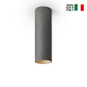 Plafonnier cylindre design moderne spot suspendu 20cm Cromia 