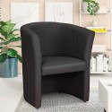 Fauteuil kuipvorm kunstleer woonkamer kantoor wachtruimte Tabby Verkoop