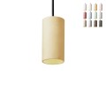 Lampe pendante design cylindre 13cm cuisine restaurant Cromia Promotion