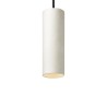 Lampe suspendue design cuisine restaurant cylindre 20cm Cromia 