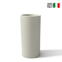 Hoge plantenbak cilinder modern barok stijl plantenhouder Aanbod