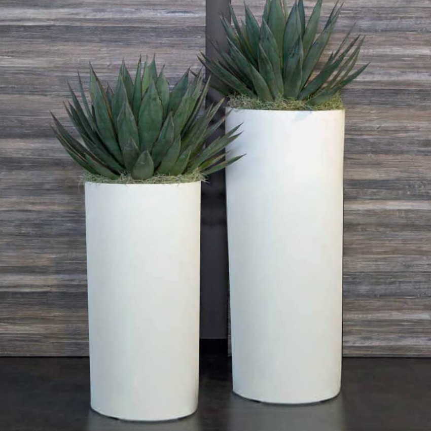 Hoge plantenbak cilinder modern barok stijl plantenhouder Aanbieding Hoge plantenbak cilinder modern barok stijl plantenhouder Aanbieding