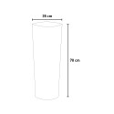 Hoge plantenbak cilinder modern barok stijl plantenhouder Catalogus