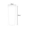 Hoge plantenbak cilinder modern barok stijl plantenhouder Catalogus