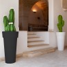 Porte-plantes style moderne hauteur 70cm jardinière colonne Messapico Offre