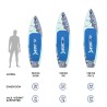 Opblaasbare Stand Up Paddle SUP board voor kinderen 260cm Mantra Junior 