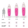 Opblaasbare stand up paddle SUP board voor kinderen 8'6 260 cm Bolina 