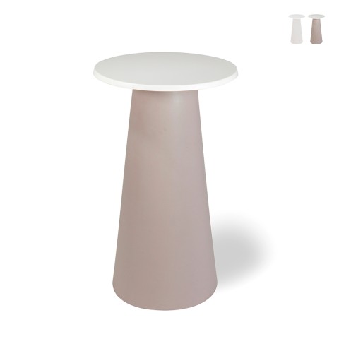 Table basse d'extérieur haute en polyéthylène au design moderne Mikò 2.0