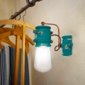 Applique design industriel vintage en fer et céramique Urban AP1 Promotion