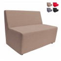 Modulaire 2-zitsbank gestoffeerd wachtruimte modern design Traveller Aanbieding