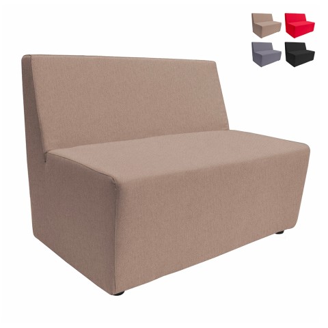 Modulaire 2-zitsbank gestoffeerd wachtruimte modern design Traveller Aanbieding