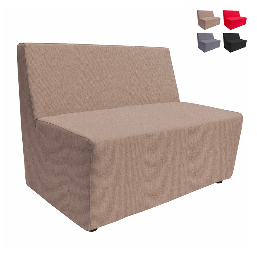 Modulaire 2-zitsbank gestoffeerd wachtruimte modern design Traveller Aanbieding