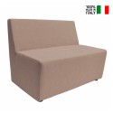 Modulaire 2-zitsbank gestoffeerd wachtruimte modern design Traveller Model