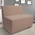 Modulaire 2-zitsbank gestoffeerd wachtruimte modern design Traveller Kortingen
