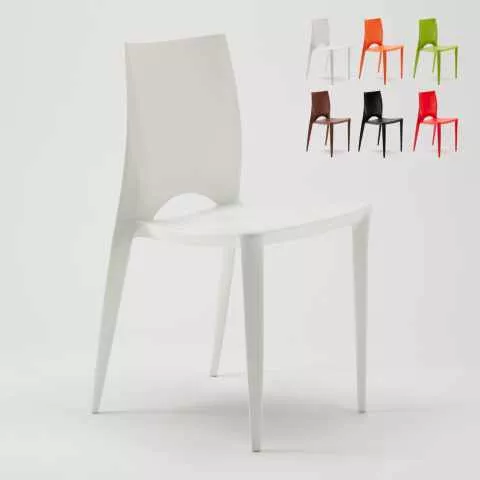Lot de 20 chaises de bar restaurant et hôtel au design moderne Color Promotion