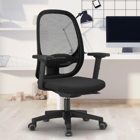 Chaise de bureau smartworking ergonomique maille respirante Easy