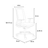 Ergonomische bureaustoel design rood ademende netstof Blow R Catalogus
