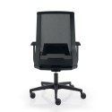 Chaise de bureau design ergonomique grise tissu respirant Blow G Réductions