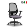 Chaise de bureau ergonomique smartworking grise maille respirante Easy G Vente
