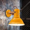 Wandlamp applique ijzer en keramiek vintage industriële design AP Aanbieding