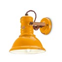 Wandlamp wandlamp ijzer en keramiek design vintage Industriële AP 