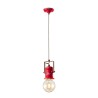 Industriële vintage design hanglamp van ijzer en keramiek Urban SO Model