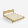 Modern design tweepersoonsbed 160x200 cm met lattenbodem en kussens Rust King 
