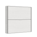 Horizontaal uitklapbaar stapelbed wit 85x185cm Kando 2BF Korting