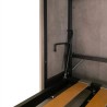 Lit superposé escamotable horizontal 85x185cm en bois de noyer Kando 2NC Catalogue