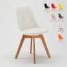 Set van 20 stoelen Goblet in Scandinavisch design met kussen Catalogus